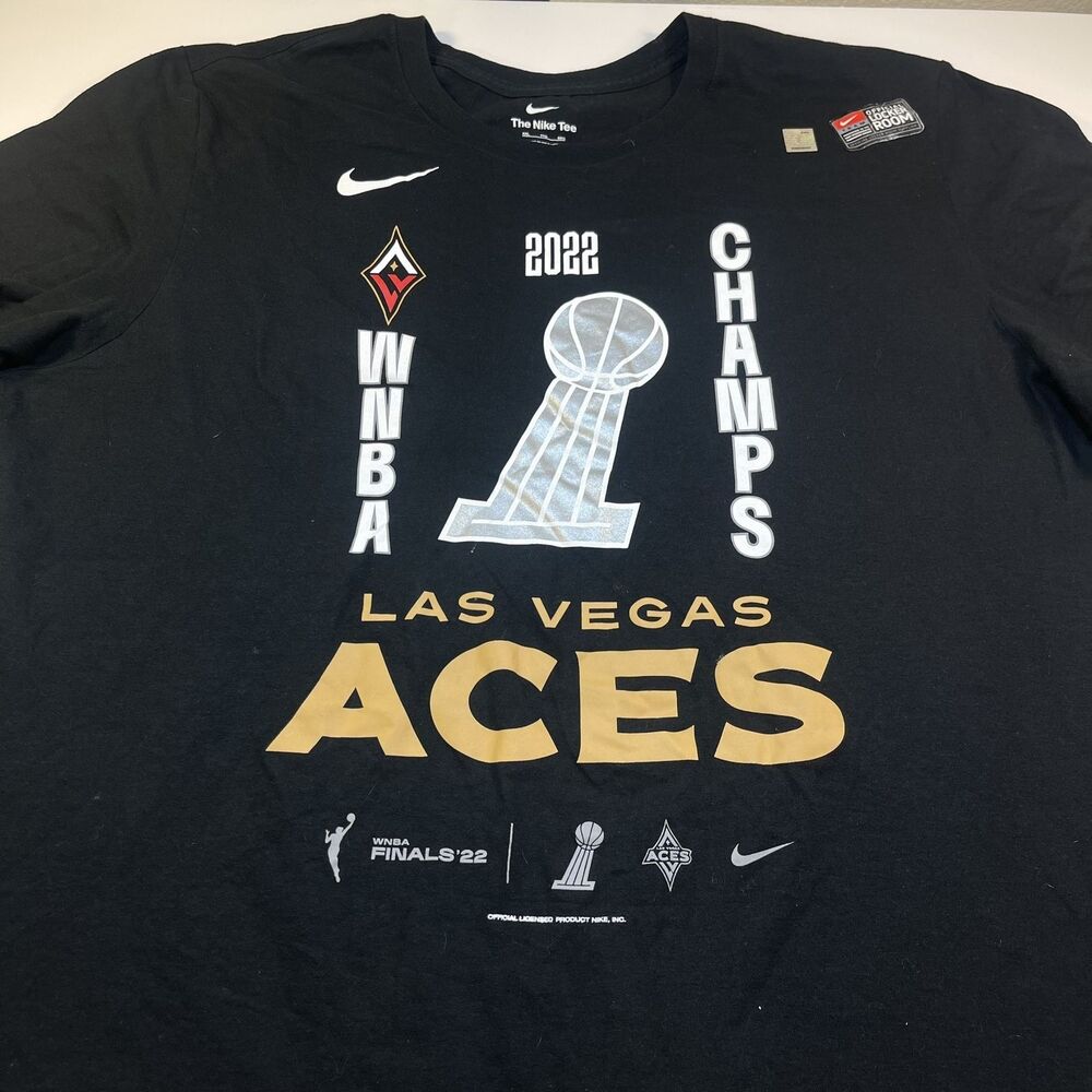 New NIKE LAS VEGAS ACES WNBA BASKETBALL CHAMPS T SHIRT Sz Mens XXL